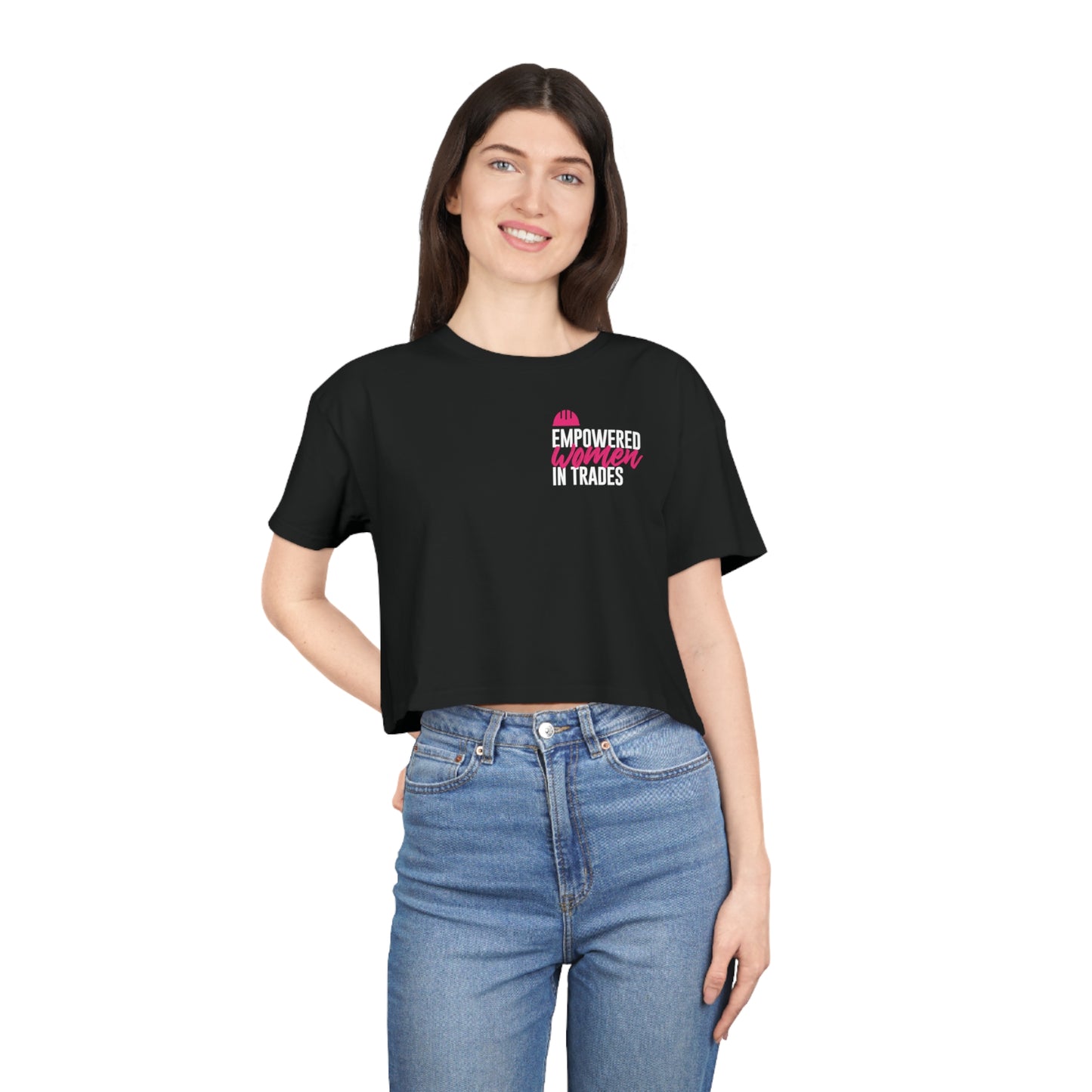 'Tradie Lady' Crop Tee