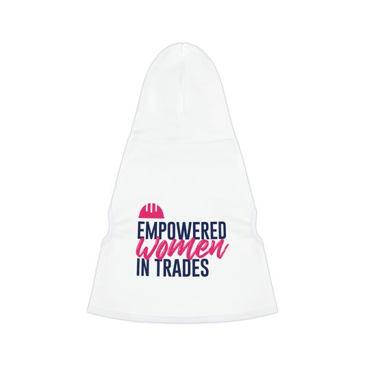 Empowered White Pawsome Pet Hoodie