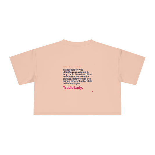 'Tradie Lady' Crop Tee