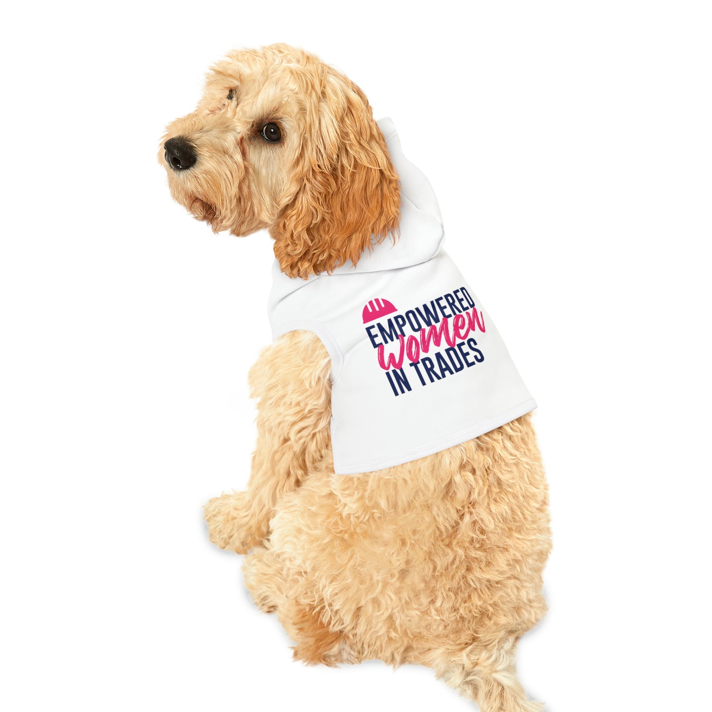 Empowered White Pawsome Pet Hoodie
