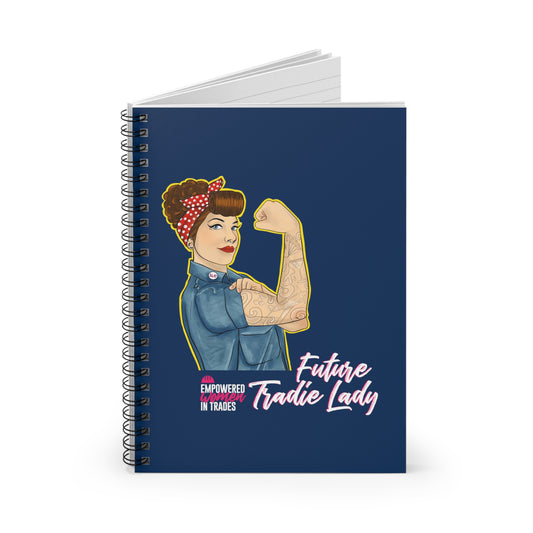 Future Tradie Lady Spiral Notebook