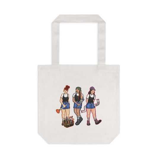 Plumber Cotton Tote Bag