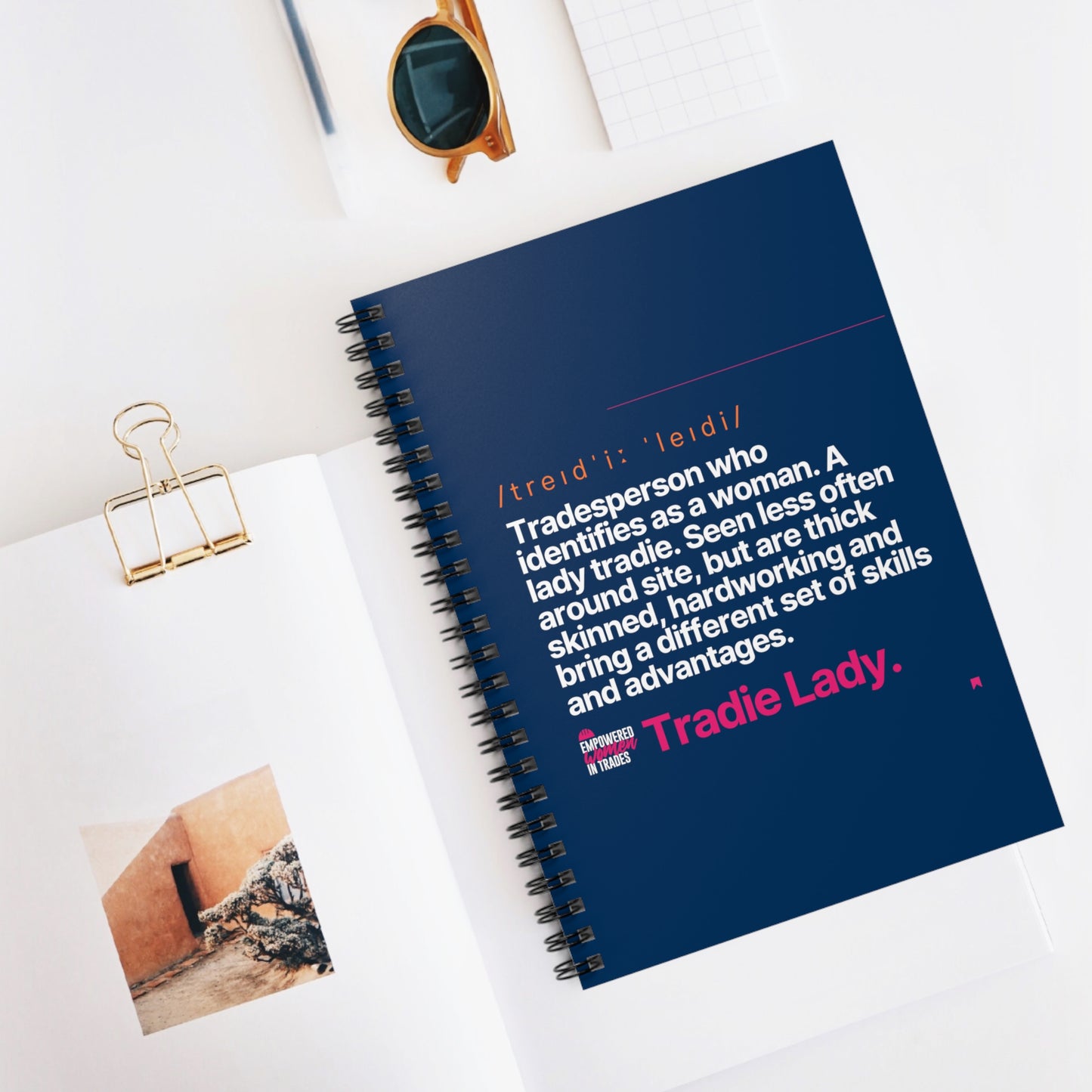 Tradie Lady Spiral Notebook