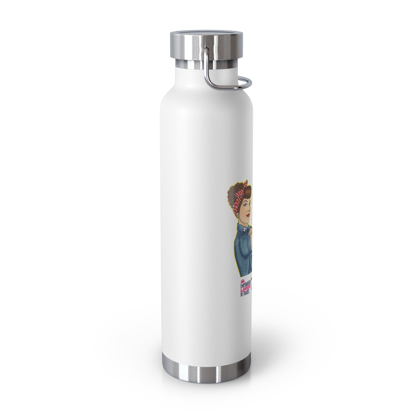 Future Tradie Lady Insulated Bottle White