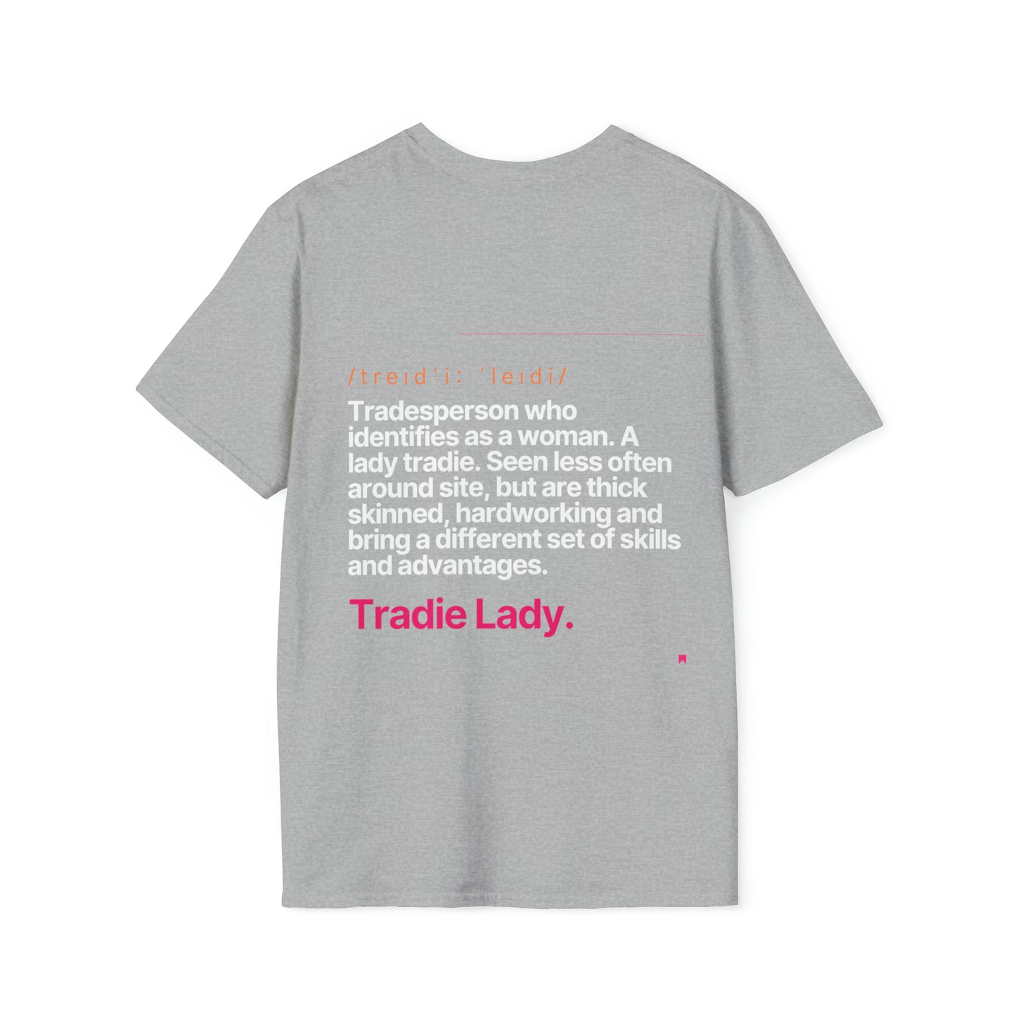 'Tradie Lady' Softstyle T-Shirt