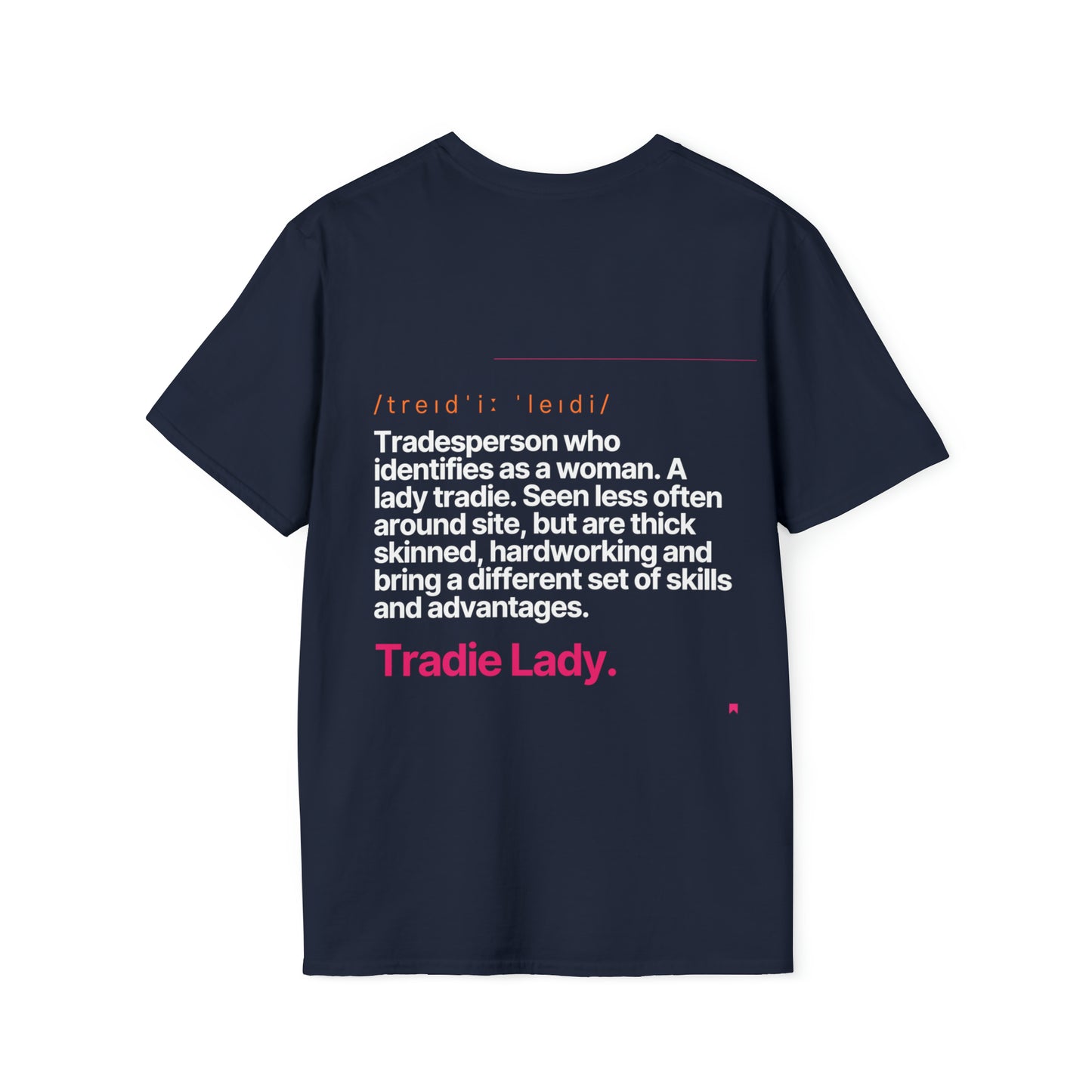 'Tradie Lady' Softstyle T-Shirt