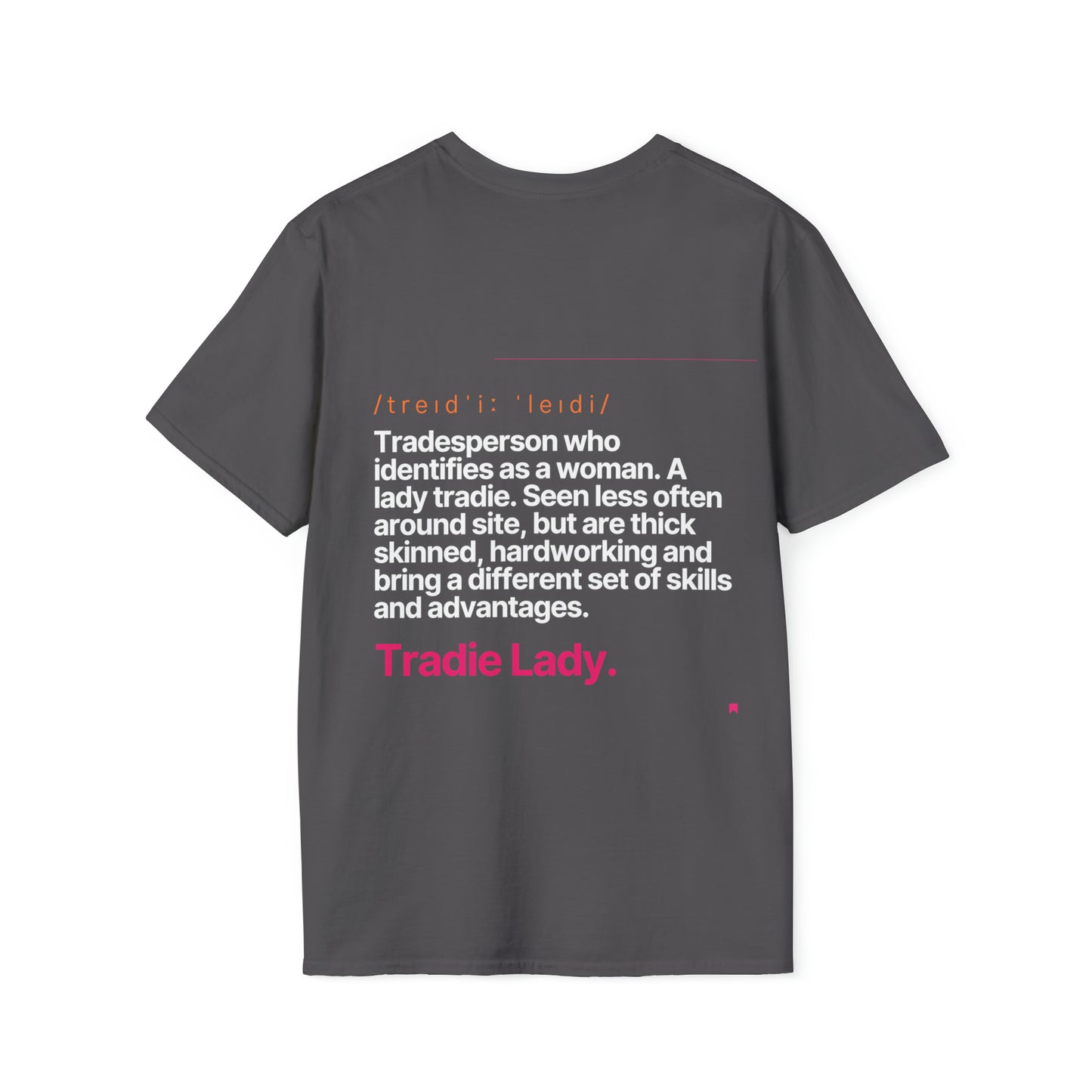 'Tradie Lady' Softstyle T-Shirt