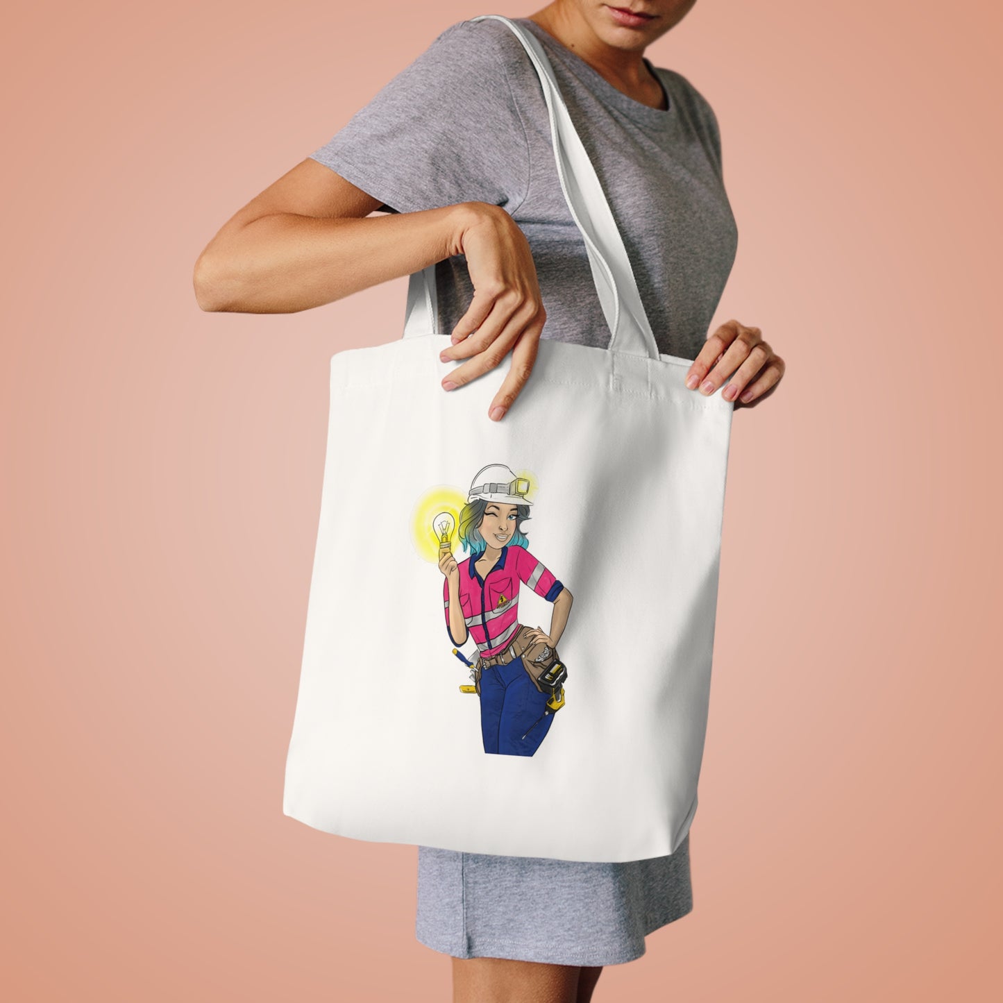 Sparky Cotton Tote Bag