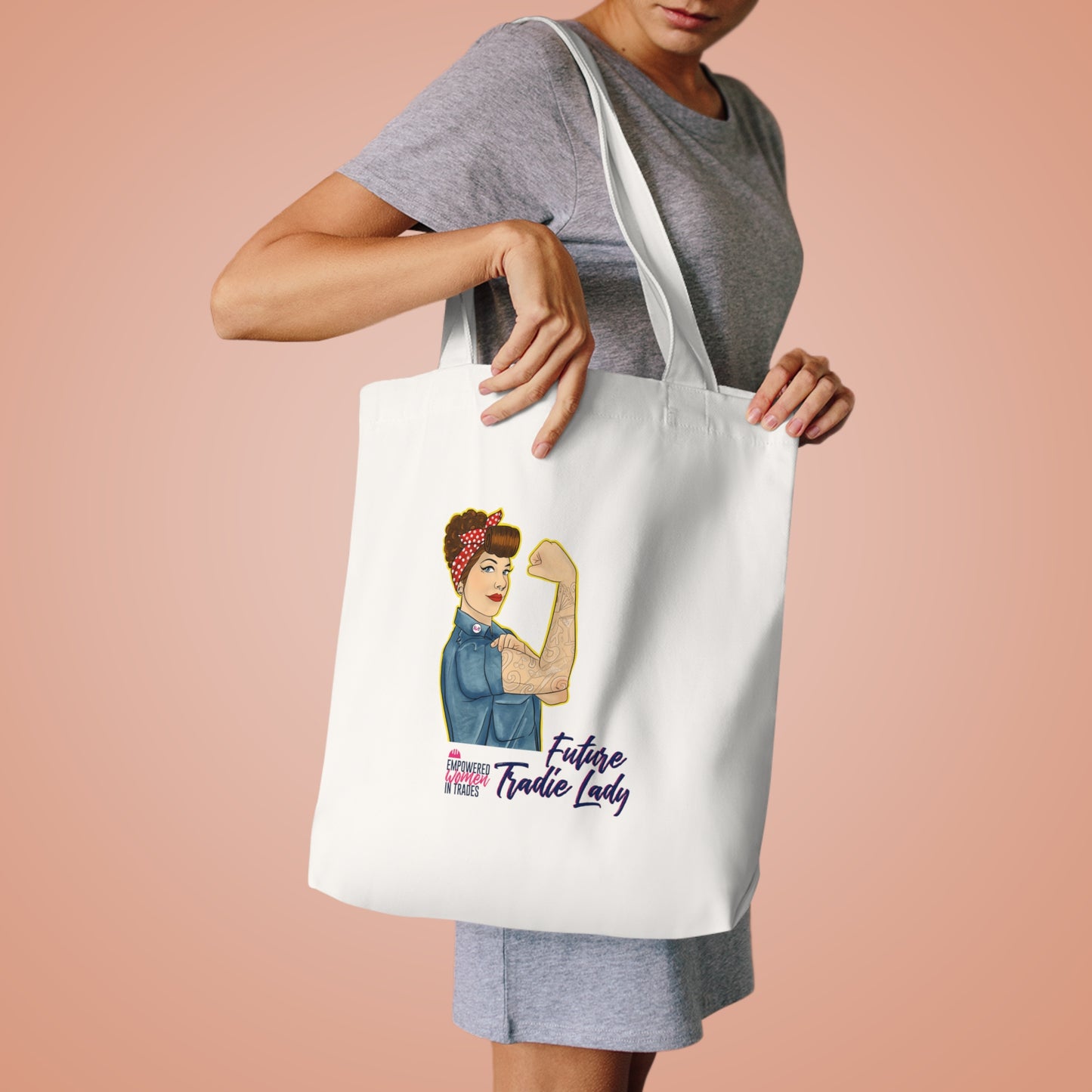 Future Tradie Lady Cotton Tote Bag