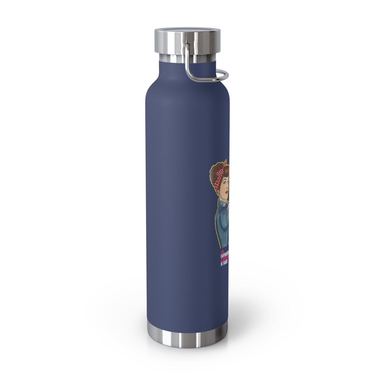 Future Tradie Lady Navy Insulated Bottle