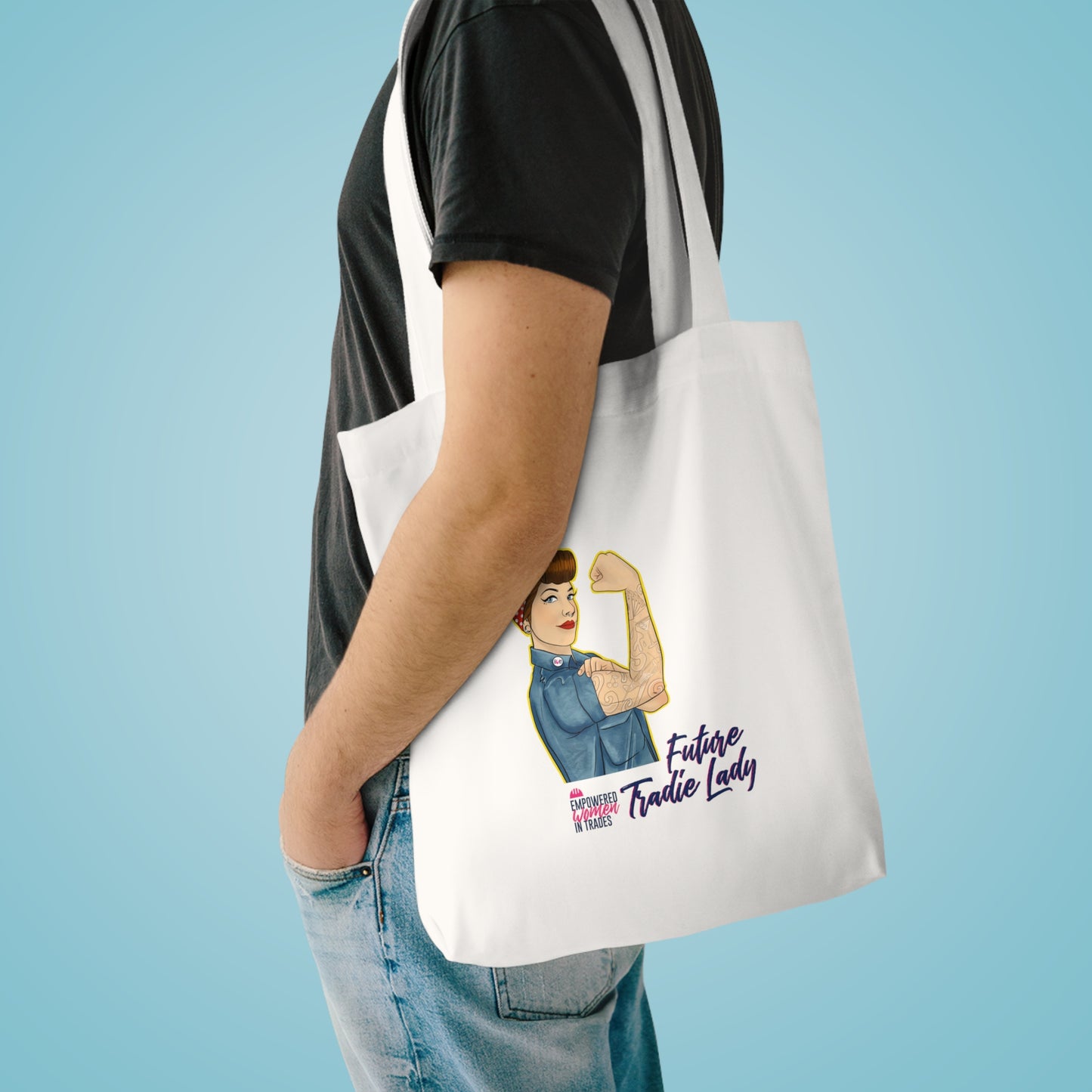 Future Tradie Lady Cotton Tote Bag